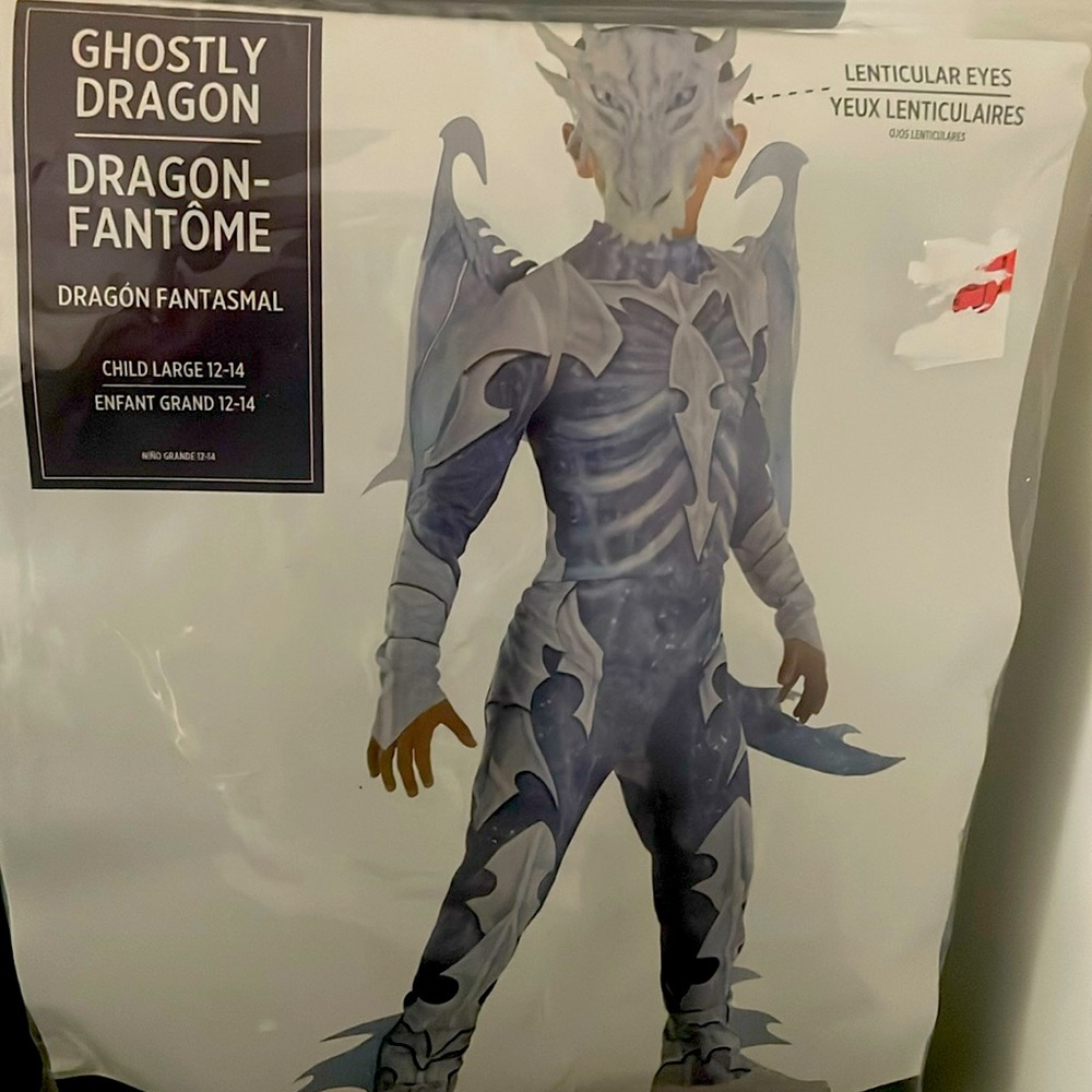 New. Ghostly Dragon costume